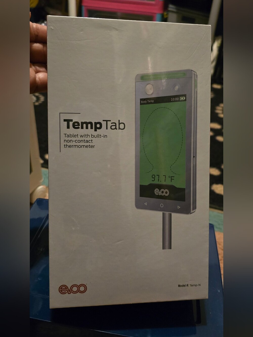 TempTab Tablet with Built-In Non-Contact Thermometer